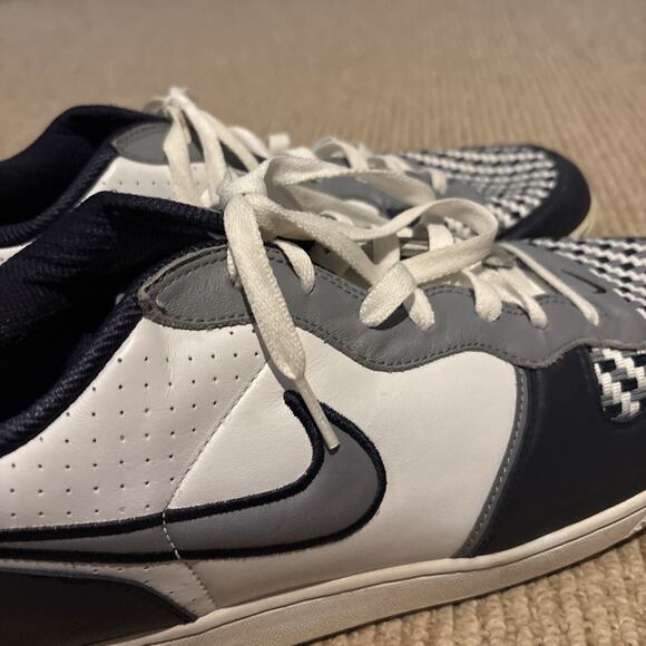 Men's Size 15 US Nike Infiltrator 2007 Sneakers Navy Blue White Gray 311191-109 - Picture 4 of 11